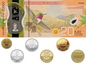 Costa Rica Waehrung Geldscheine Muenzen